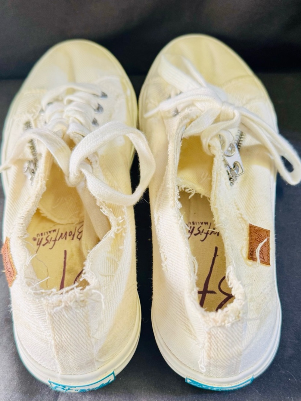 Canvas Lace-Up Sneakers